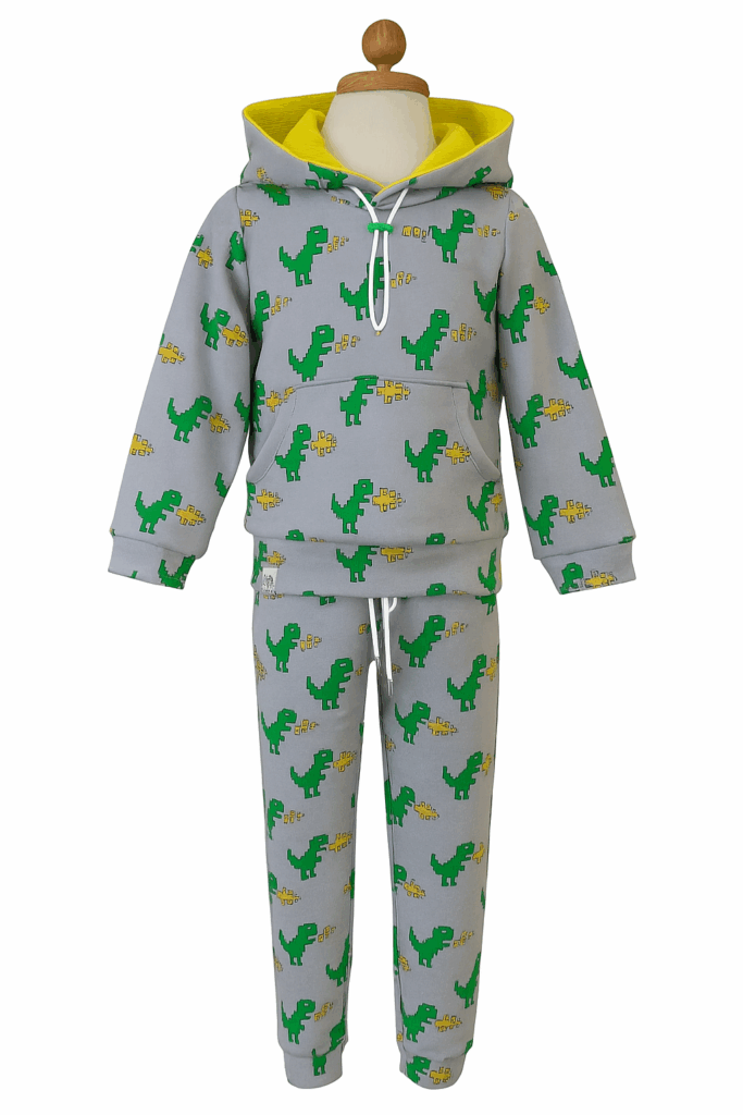 20250824 0849 bluza pikselowe dinozaury remix 01k3dd9j2necd81pkd4cqvrs9f